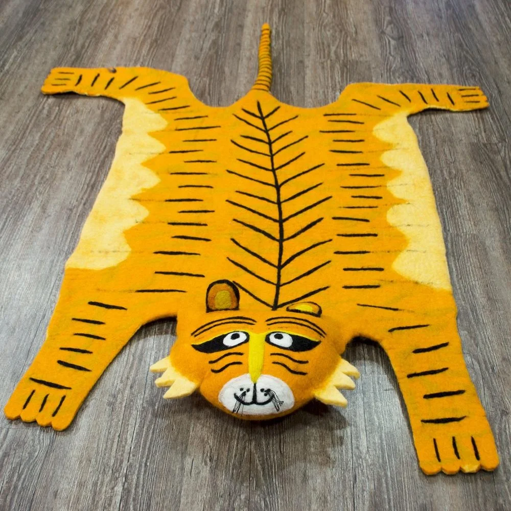 Цветной 100% шерстяной войлочный листовой коврик ручной работы нетканые ткани от непальских женщин ремесленных дизайнерские коврики напольные аксессуары и красота