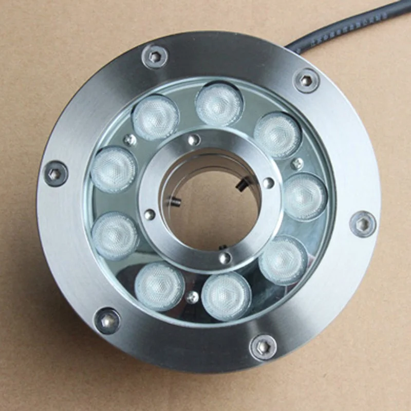 
rgb dmx control ip68 led underwater fountain light 