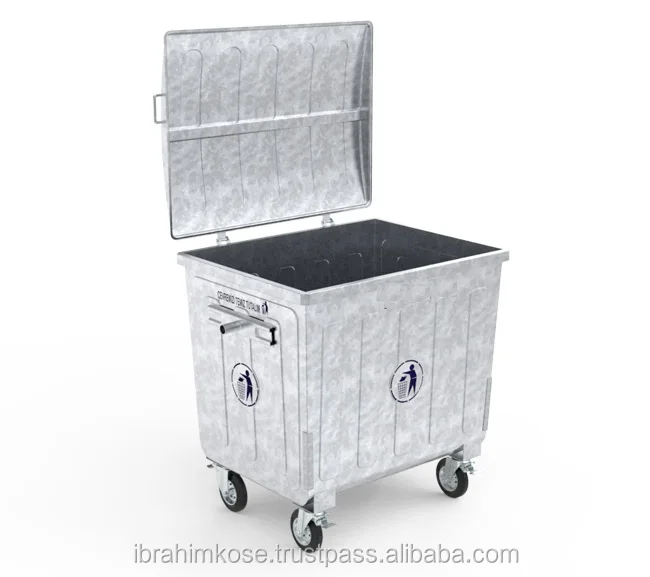 
1100 liter metal Waste Container garbage bin 