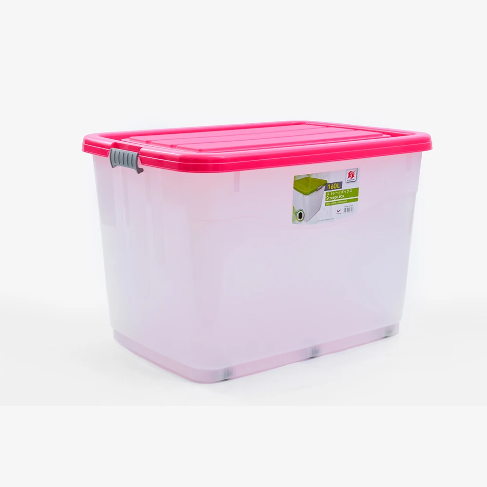 2023 Great Promotion Home Storage Box 160L With Wheel Strong Durability Possible to Bear an Adult Weight Not Easy to Damage