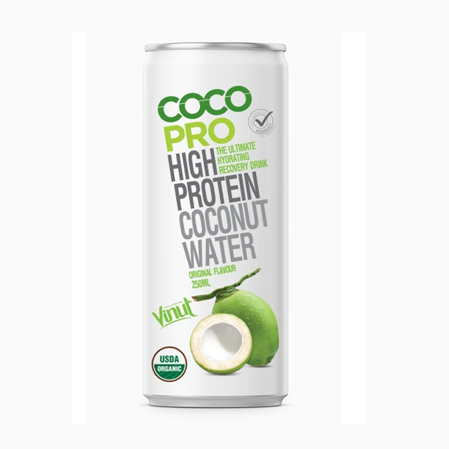 250ml Organic Coconut Water (USDA Organic, EU Organic)