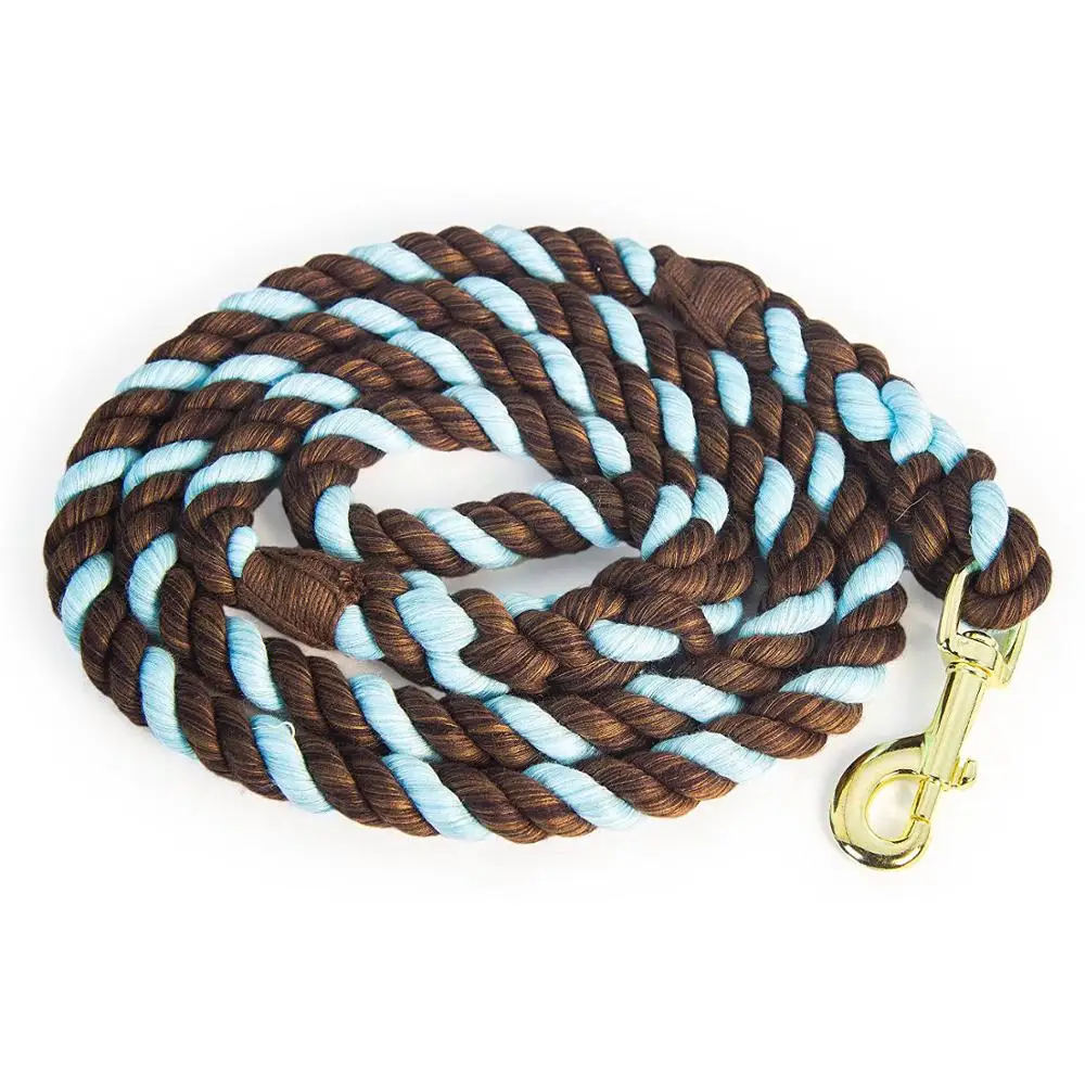 Pet Lead Natural Organic Braided Cotton Rope Dog Leash Soft Personalized For Dogs Small Medium Large Pets Manufacturer
