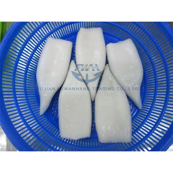 Frozen squid tube with 40% glazing factory price