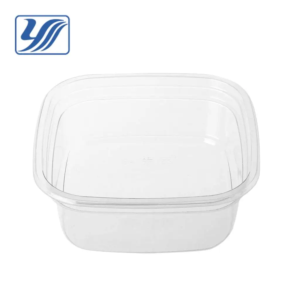 
117mm disposal PET PLA plastic 8oz deli container 