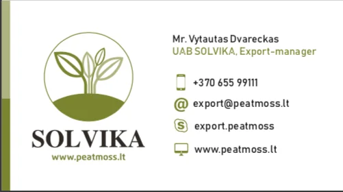 Growing media for plants (sphagnum peat moss) - SOLVIKA