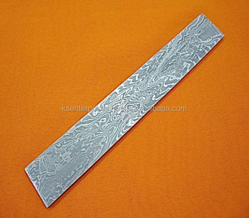 
Damascus Steel Handmade Straight Billet for Knives 
