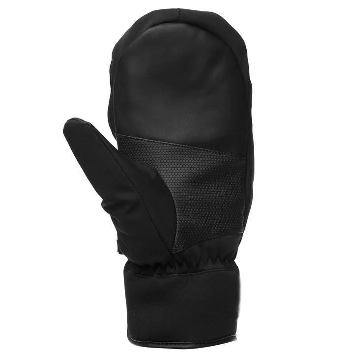 SoftShell & Leather Combo Ski Mitt