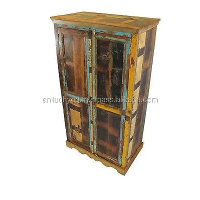 vintage Wooden reclaimed Wardrobe