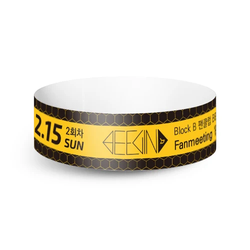 Event festival Wristband dupont TYVEK paper bracelet waterproof disposable tickets promotion club party supplies one time use