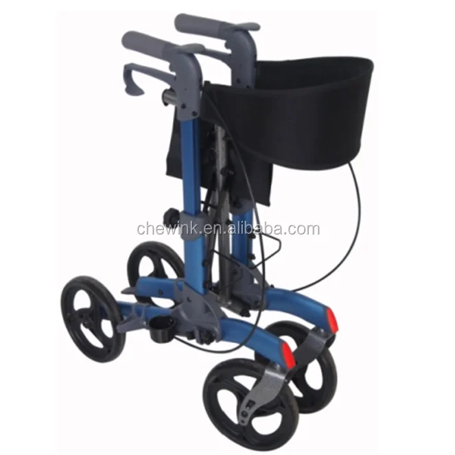 Outdoor Folding Walkers Rollators With Seat For Elderly People