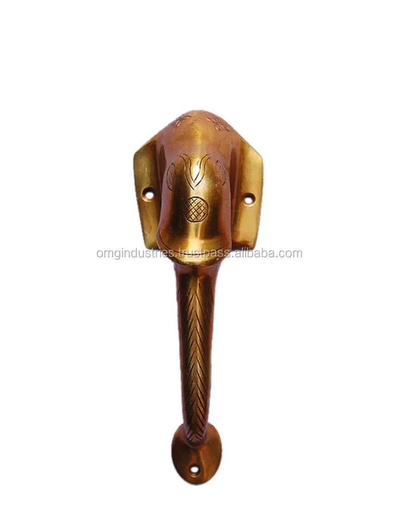 omg industries brass Elephant Head Door Handle top sale animal head handle