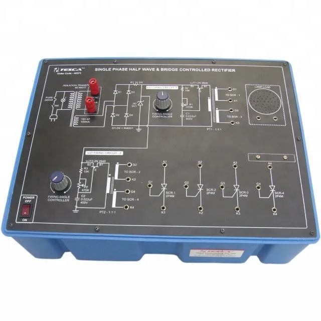 Single Phase HalfWave & Bridge Controlled Rectifier
