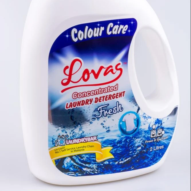 Eco-Friendly Deep Stain Removal Liquid Laundry Detergent Concentrated Cleaner Low Foam Color Care Apparel-Blue Red Disposable