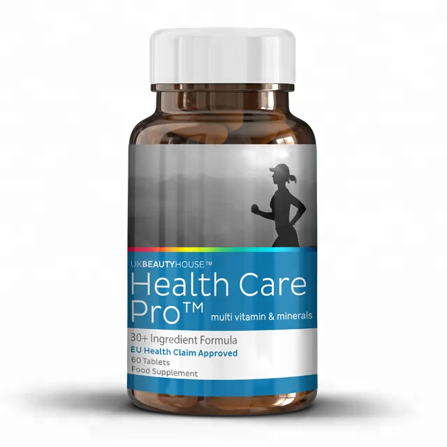 
UK Beauty House Skin Care Complex Marine Collagen Vitamins Brown Round Premium Bottle Wholesale Diet Supplements 