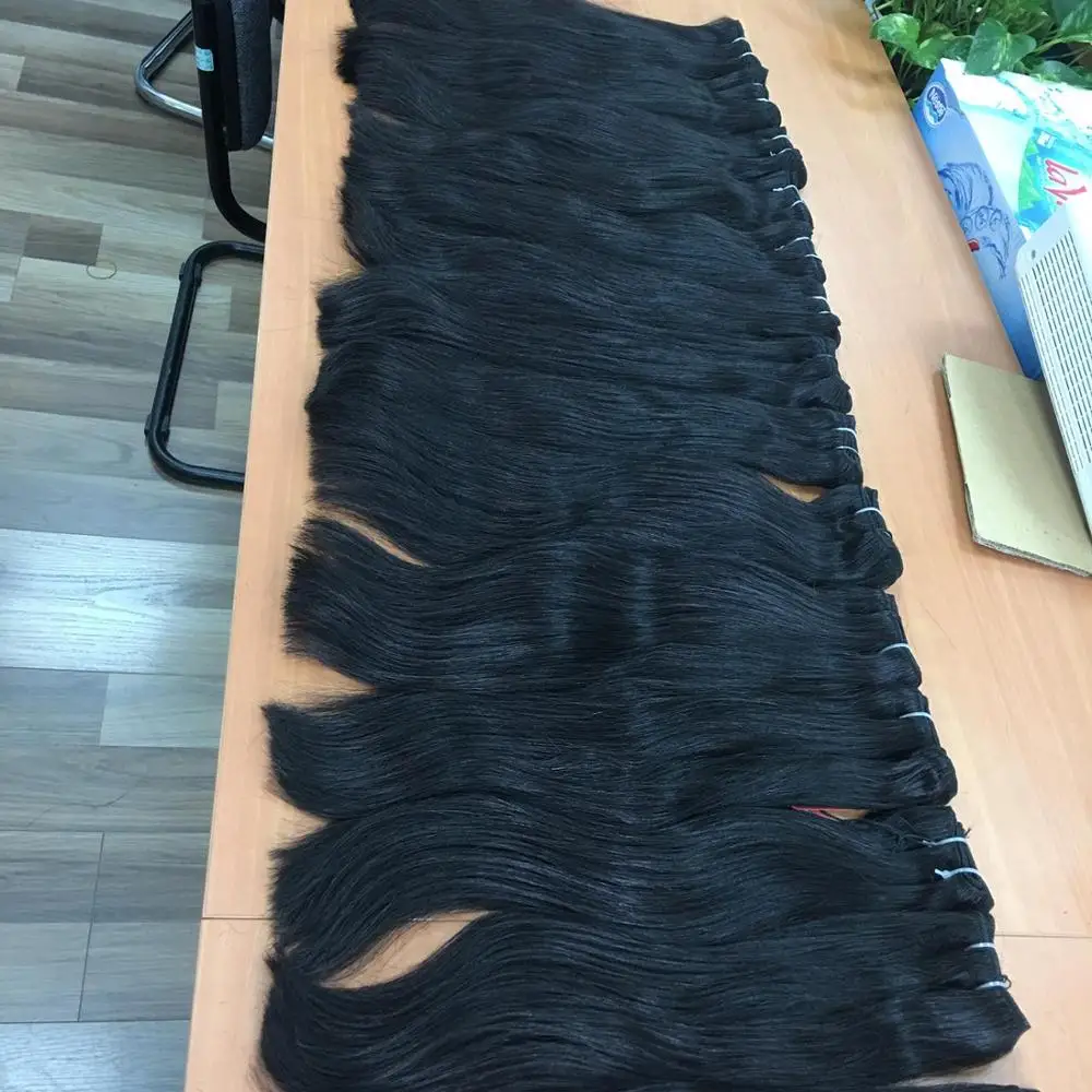 VIETNAMESE RAW ORGANIC DOUBLE DRAWN VIRGIN HAIR ONE DONOR 14 INCH