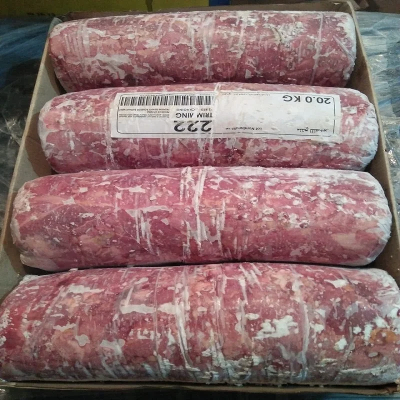 TRIMMING (222) Indian Halal Frozen Boneless Buffalo Meat
