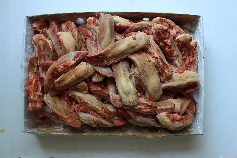 Pork tongue, pig tongue, frozen tongue
