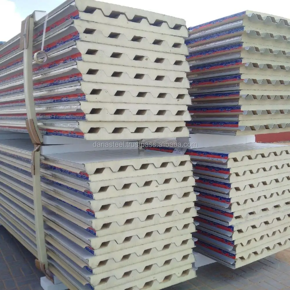 Supplier in Dubai UAE Middle East for sandwich panels and roofing sheets and other metal construction materials