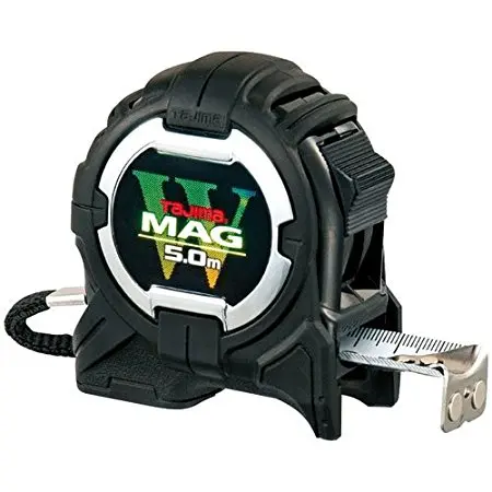 Delicately precise and durable high quality tape measure. Manufactured by Tajima Tool Corporation.