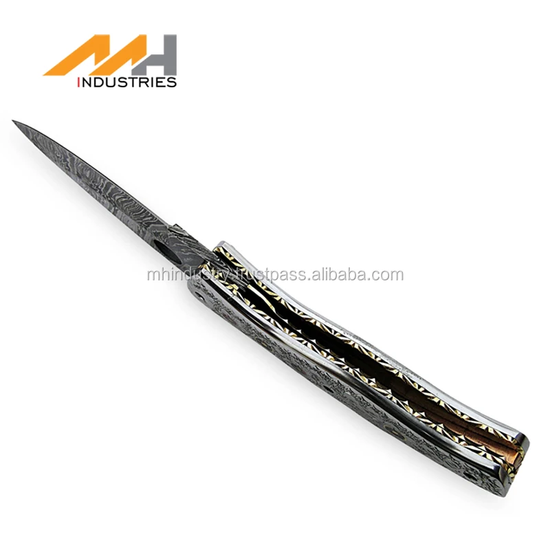 Pakistani Handmade Knife Damascus Steel Collectable with Fancy Leather Sheath Hunting Knife Stainless Steel Full Engraved 4.0mm