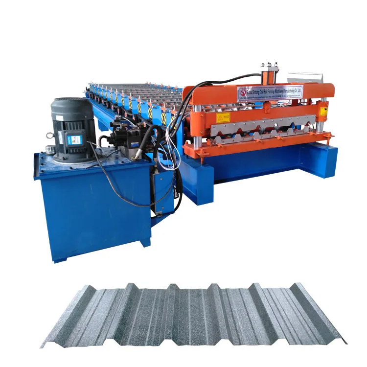 IBR Metal Roofing Sheet Making Roll Forming Machine with whole production line