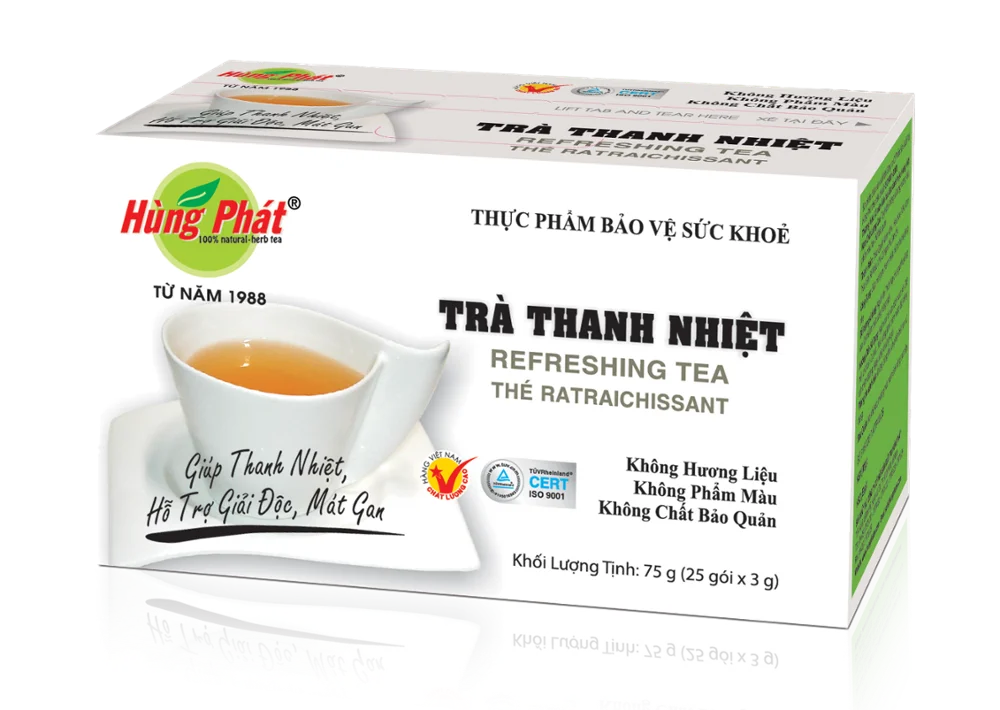 Organic Health Slimming Refreshing Tea in Vietnam Blended Flavored Herbal Bagged Tea with 2 Years Shelf Life ISO Certified