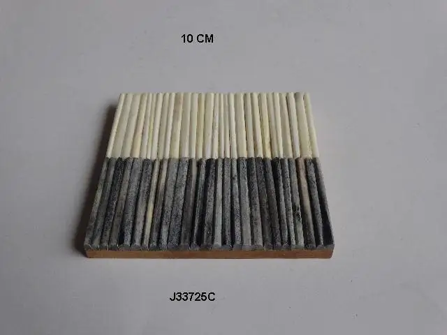 
Bamboo wood mosaic coaster available in other finishes 