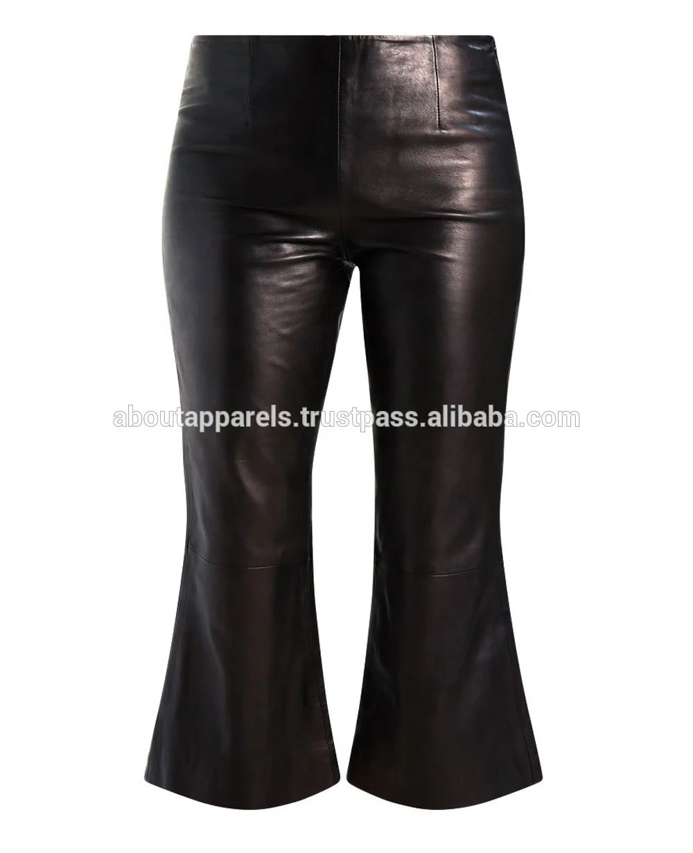 Женские брюки из натуральной овечьей кожи