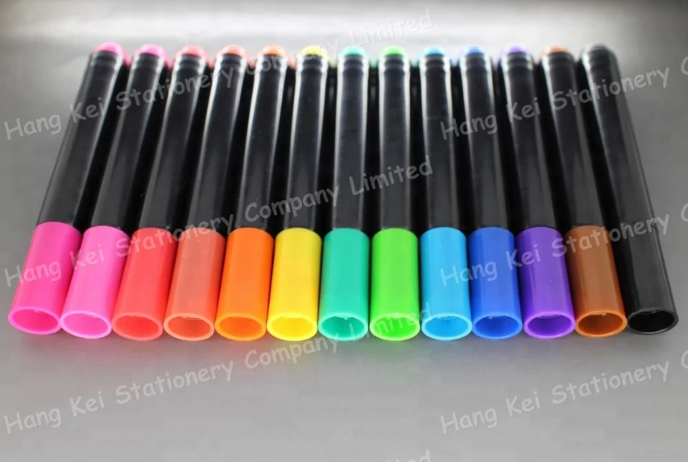 Customized Logo Printed Cheap Dry Erase Whiteboard Marker Pen Set Colored Ink