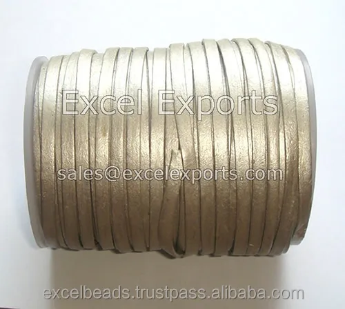 Leather Cords for Jewelry Making Gold Black Blue White Pink Purple Glass Beads Loose Beads Sizes 1mm 2mm 3mm 4mm 8mm