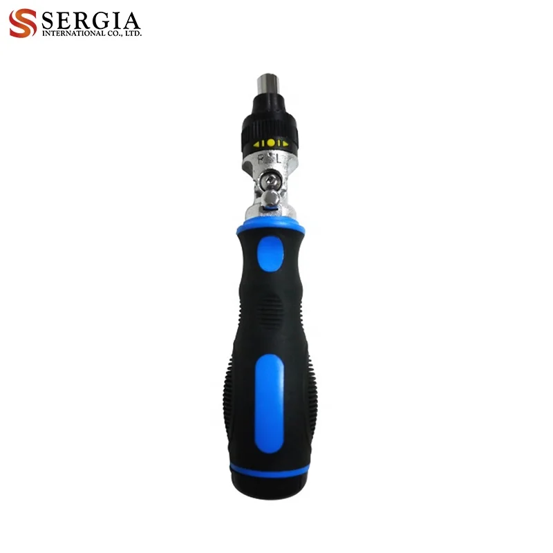 Taiwan 3 Way 45 Degree Magnetic Bit Holder & Ratchet Screwdriver Set