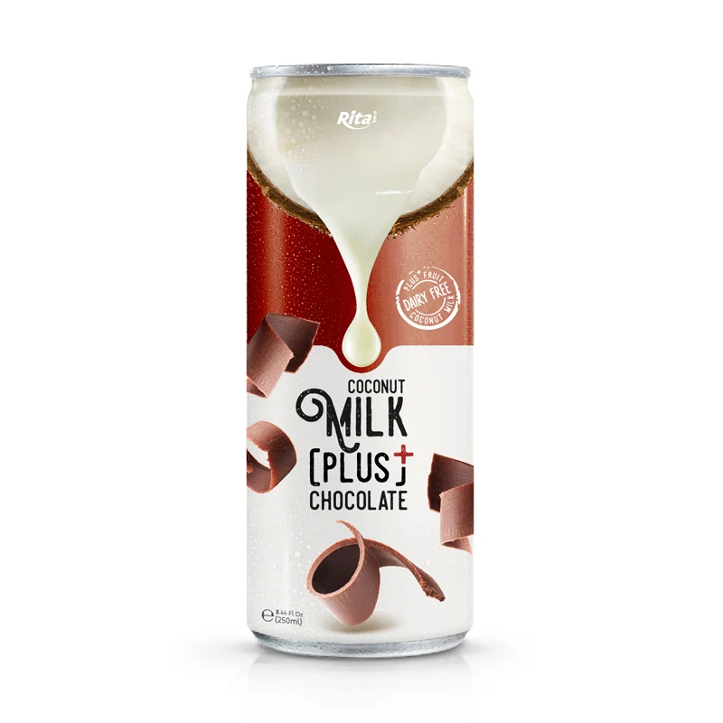 Vietnam Manufacturer Soft Drink 250ml Canned Coconut Milk With Coffee