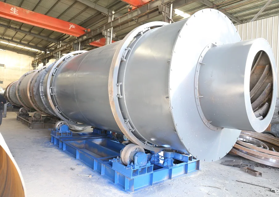 China Roller Shell Type Single Cylinder Three Drum Rotary Sand Dryer for Drying River Sand, Cement, Blast Sand!