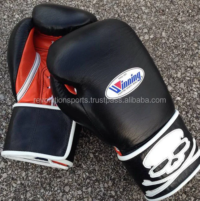 100% Exotic Cowhide leather boxing gloves Lace up Designs GOLD 2018 Best sellers