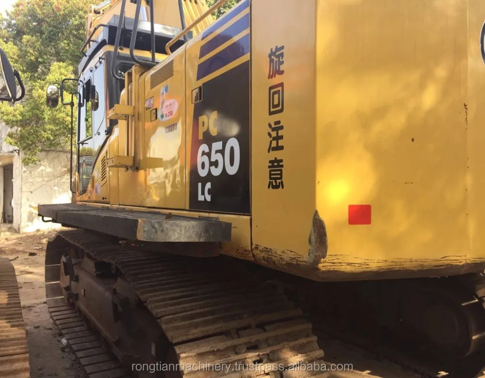 Strong Power Construction Equipment Komatsu PC650 Model for heavy work / Working Condition Excavator for sale