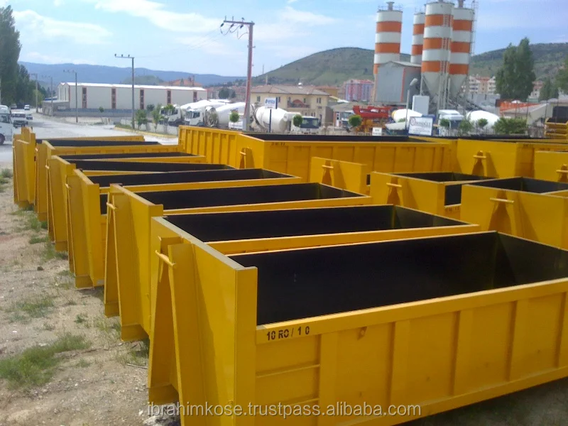  Крюк корзины 18 м3 рулон/рулон на контейнере