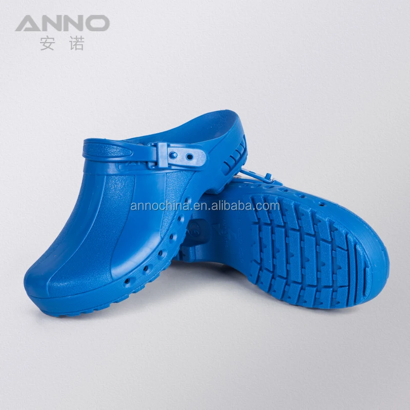 Anno antistatic autoclavable doctor and nurse clog shoes with wedge heels