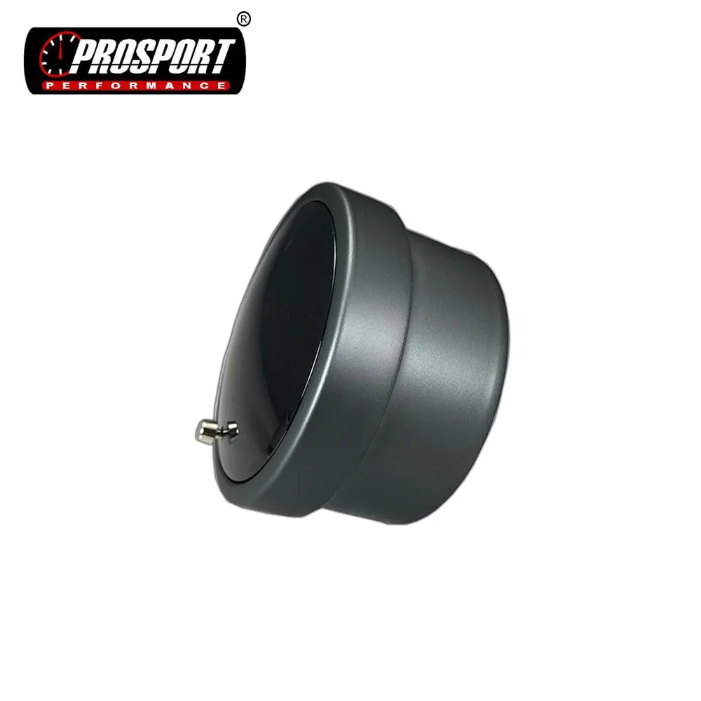 52mm smoked lens colorful led 12 hours display clock with time setting button and white and red dual colors for automobile car