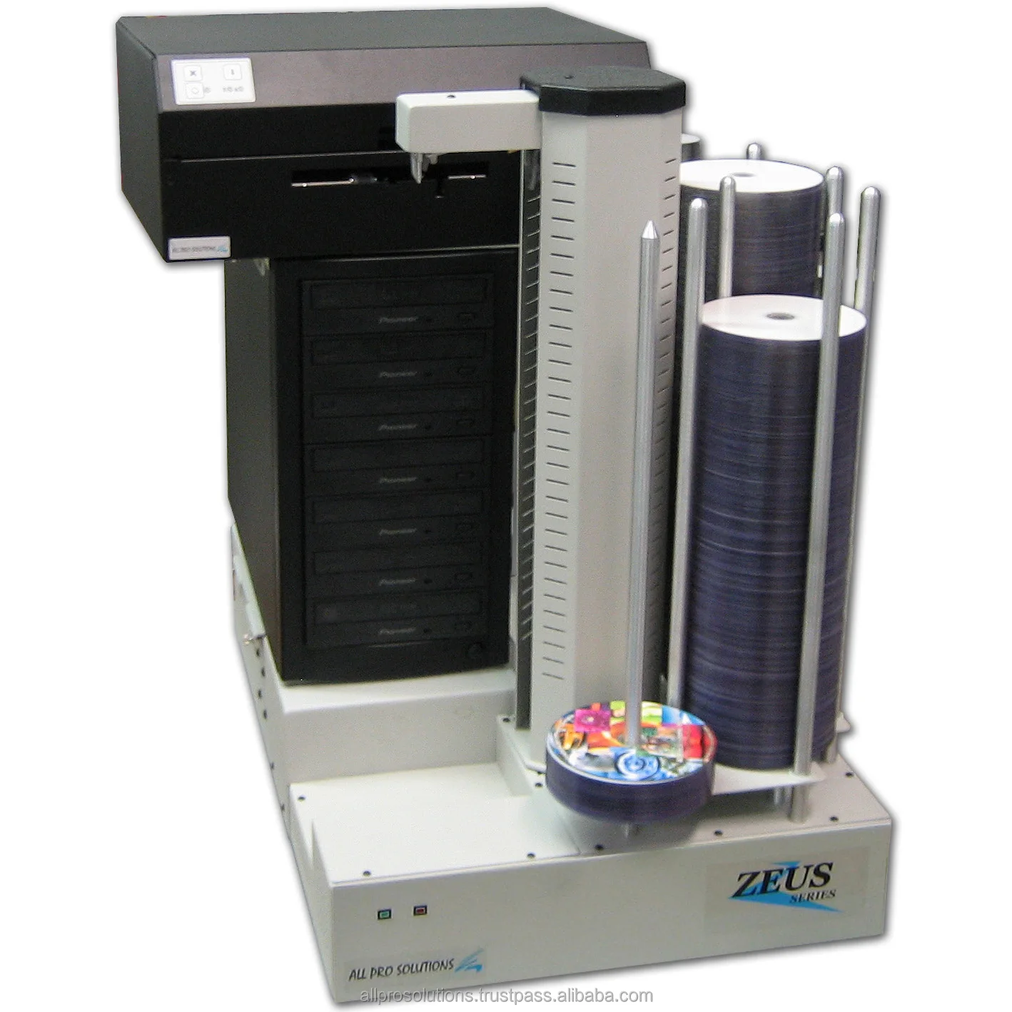 Built-In PC Automated 7-Drive Blu-Ray CD DVD Publishing Machine