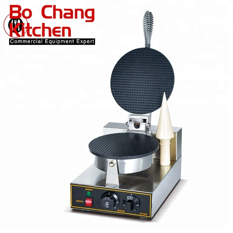 
Electric snack machine cone maker/ single Waffle Cone Baker for ice cream 