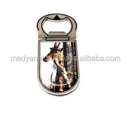 OEM Custom Design High Quality Mgnetic Bottle Opener Souvenir Tourist Magnets Epoxy Refrigerator Fridge Magnet