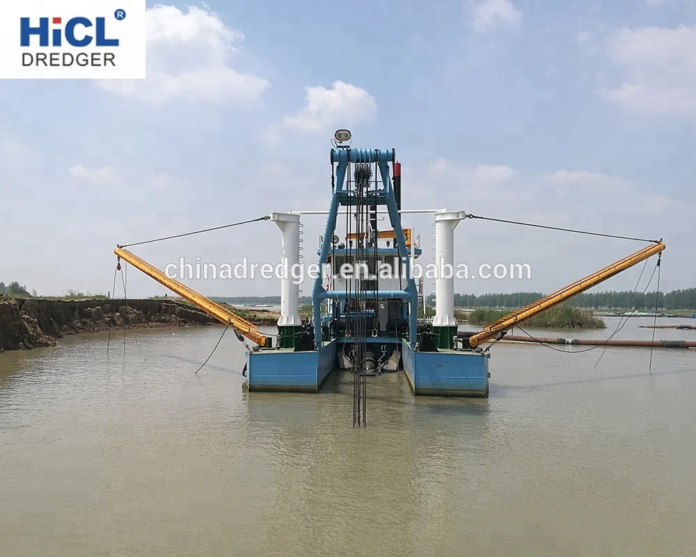 China HICL HCS150 6inch 550m3/h cutter suction sand/mud dredger for hot sale (CCS certificate)