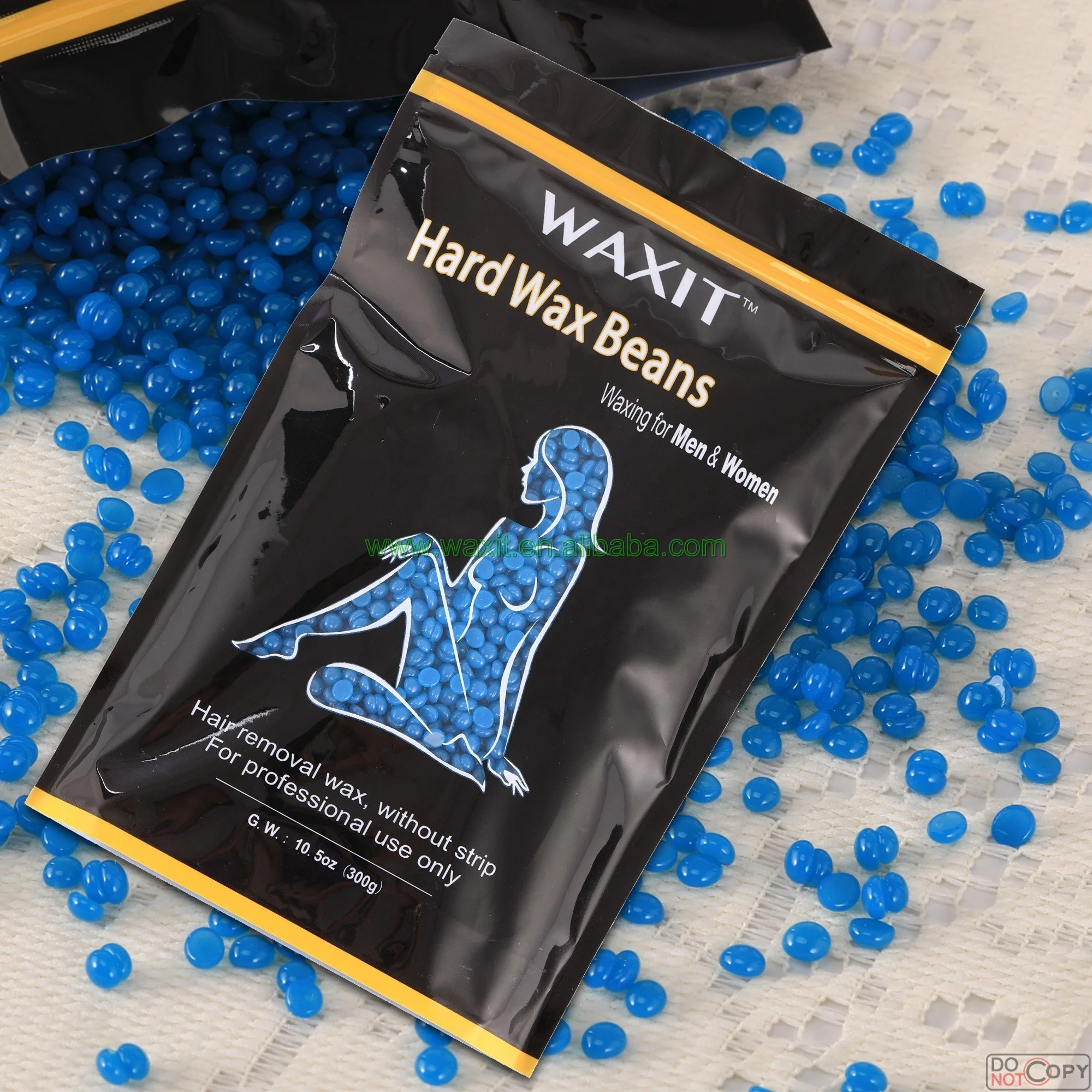 
2017 Hard Wax Honey Beans Hot Wax Depilatory Pearl Without Sticker Hair Removal Wax 