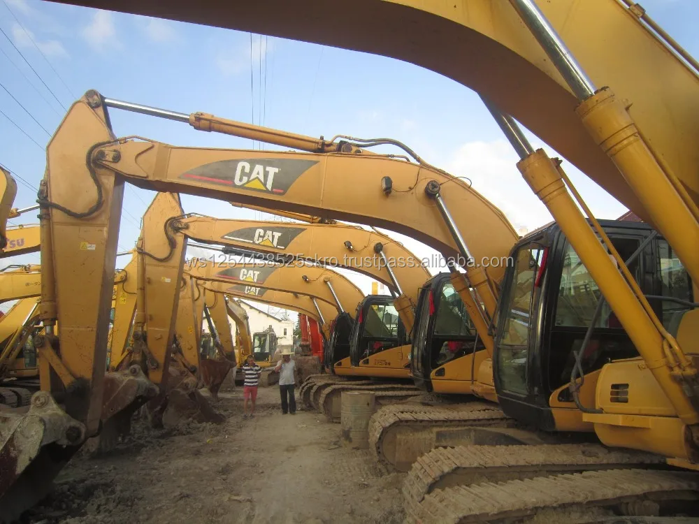 low working hours used caterpillar 320b/320c/320d excavator made in JAPAN