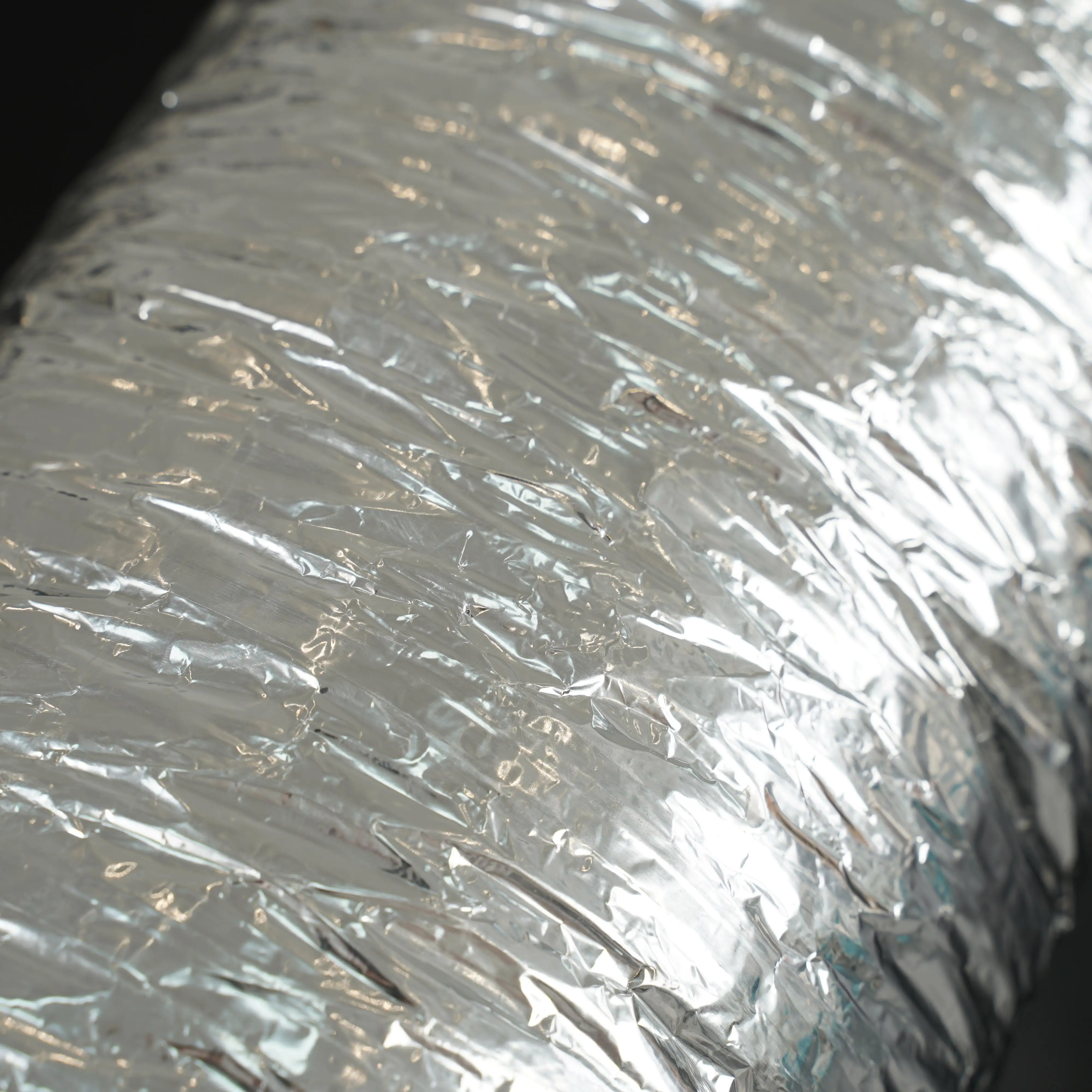 R6 акустический воздуховод, Стекловолоконная изоляция, алюминиевый гибкий воздуховод