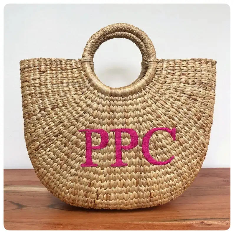 Wholesale Vietnam Bamboo Water Hyacinth Women Bags Ladies Hand Bags