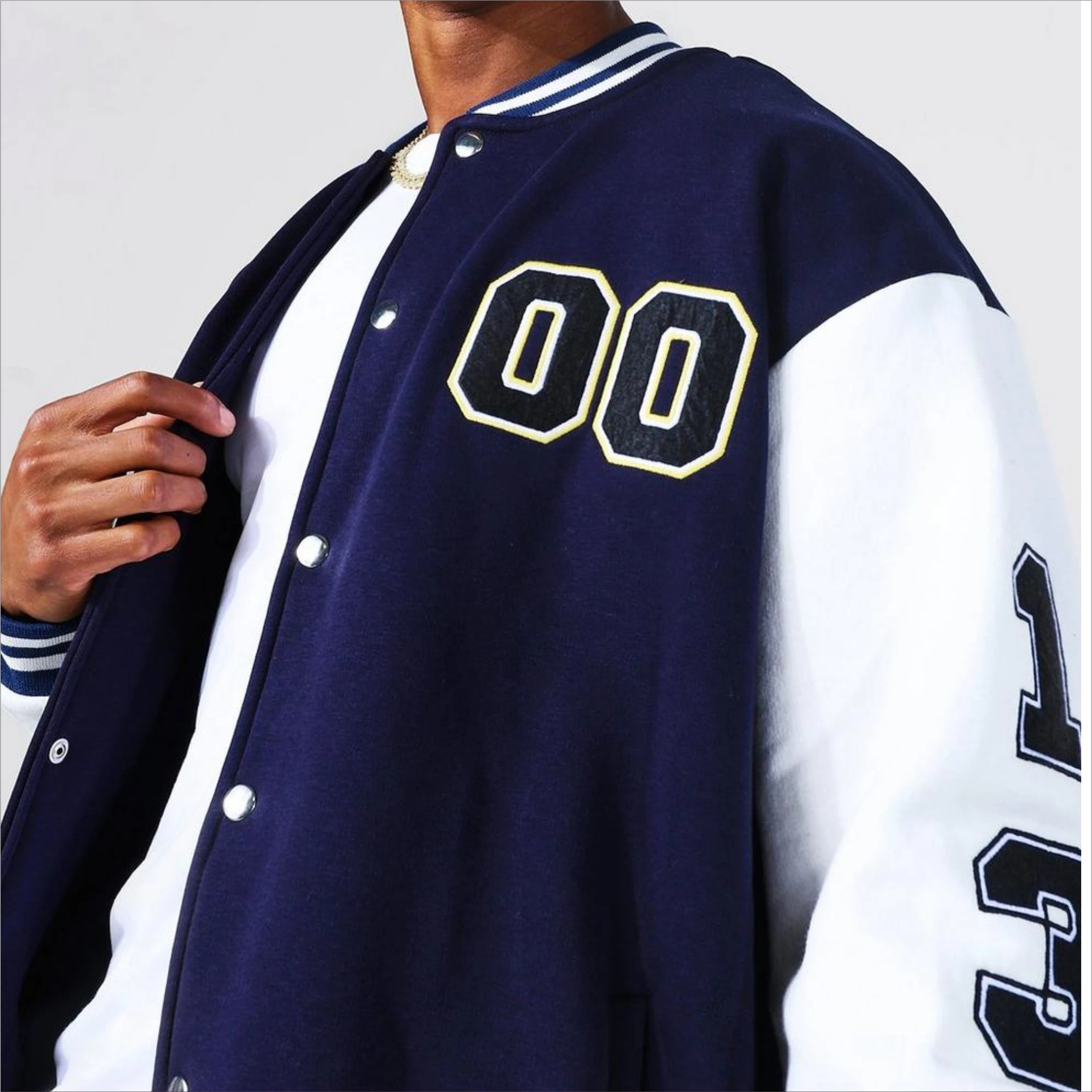 Top sponsor listing Varsity Jacket OEM Custom Winter 100% Wool Rose Embroidery Fleece Varsity Bomber Letter Jacket For Men
