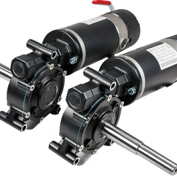 [MTM]1:25 Gearbox  Brush DC motor  with electromagnetic brake   24v 250 watt 4350RPM motor 12v electric wheelchair motor [EN 606