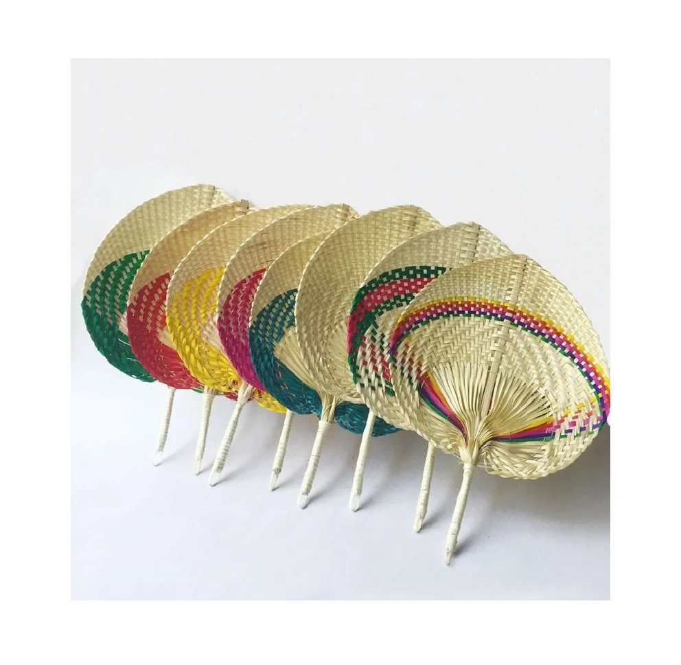  Бамбуковый ручной вентилятор/ручной вентилятор с пальмовым листом по лучшей цене и высокого качества из Вьетнама