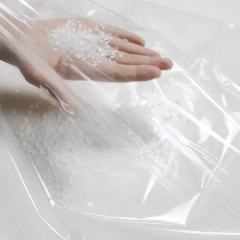 12.5 micron center folded POF Heat Shrink Film Wrap for auto packing machine